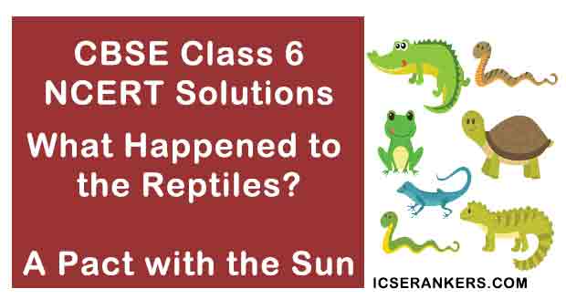 NCERT Solutions for Class 6th English Chapter 9 What Happened to the Reptiles?