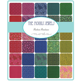 Moda THE MORRIS JEWELS Fabric by Barbara Brackman for Moda Fabrics