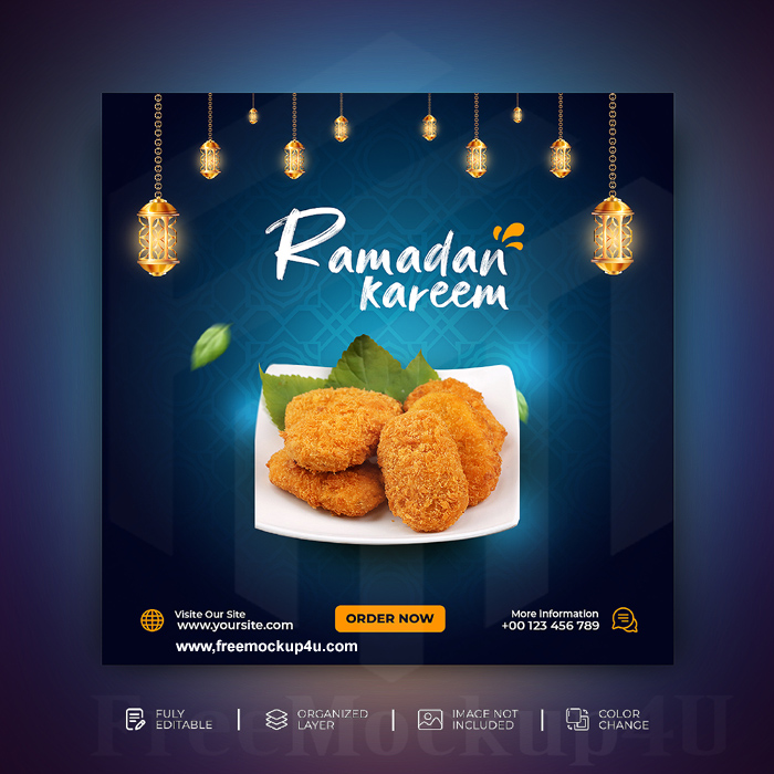 Ramadan Special Food Menu Social Media Post 3