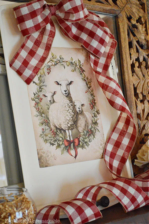 Christmas Rice Paper Decoupage DIY