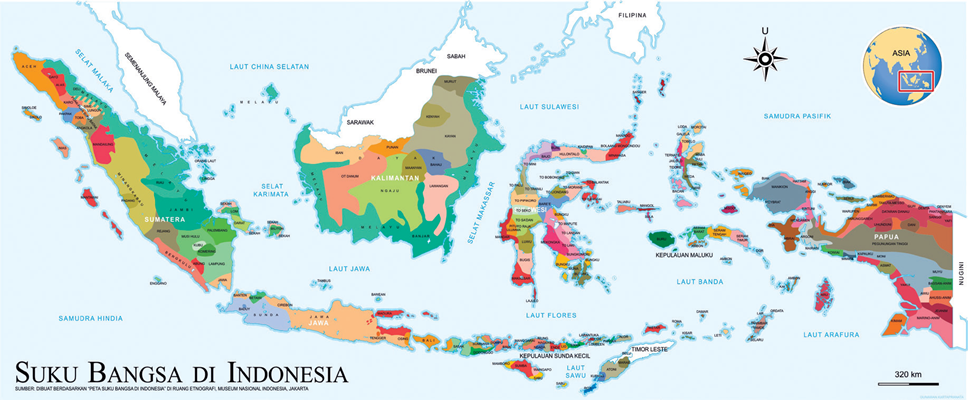  Persebaran  Penduduk  di Indonesia  Mikirbae com