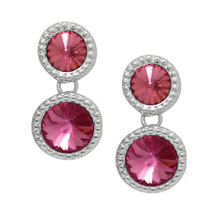 pink stud earrings