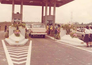 Gerbang tol Gunung putri - jagorawi   Tahun 1980