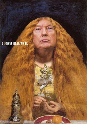 john everett millais the bridesmaid-Donald Trump