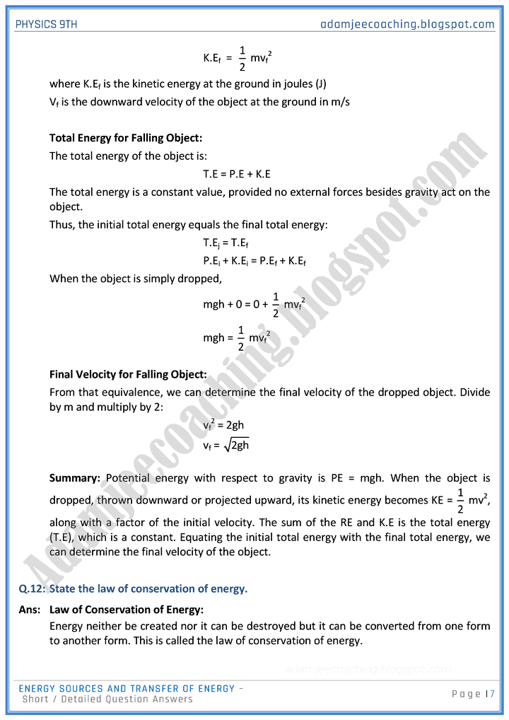 energy-sources-and-transfer-of-energy-short-and-detailed-question-answers-physics-9th