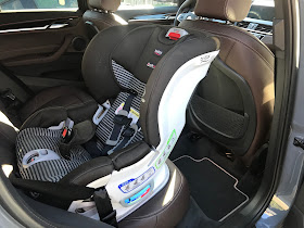 2020 BMW X1 xDrive 28i with child safety seat