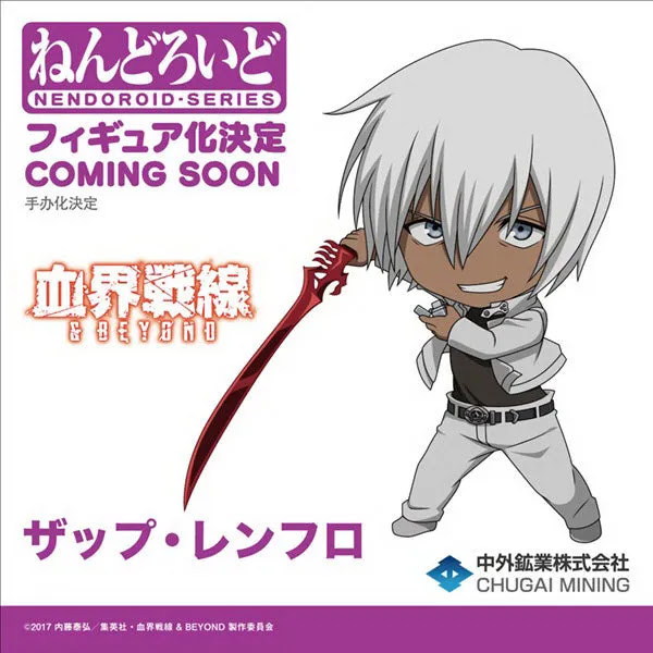 Blood Blockade Battlefront & Beyond Nendoroid Zapp Renfro