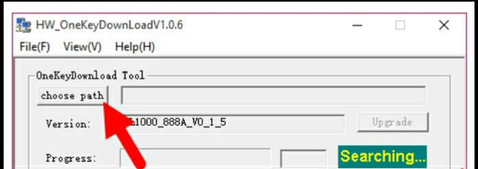 Choose Stock Firmware Folder