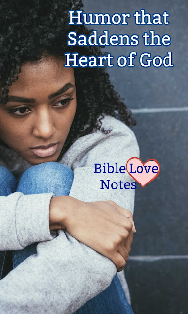 This 1-minute devotion talks about an example of humor based on ungodly practices, things which grieve the heart of God.