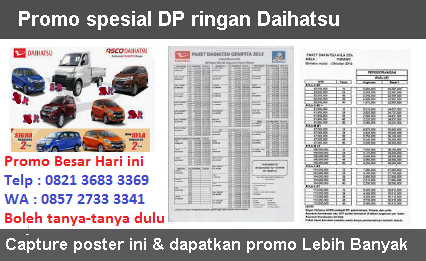 Promo Daihatsu  Semarang DP Ringan Diskon Harga Mobil 