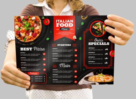 Menu design