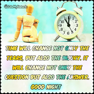 Good night quote in english