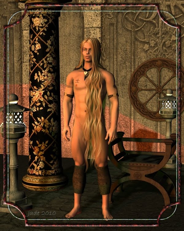 Classic male nude elven prince this ain't Rivendell