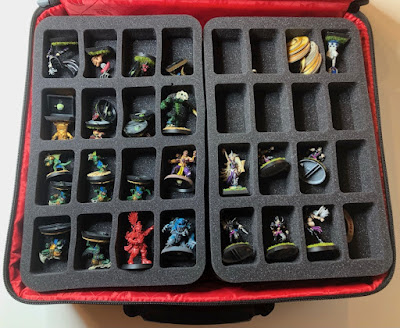 Feldherr Medium Blood Bowl Carrying Cases Foam trays for Bigger Miniatures