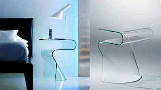 Glass tables, Decoration and Design