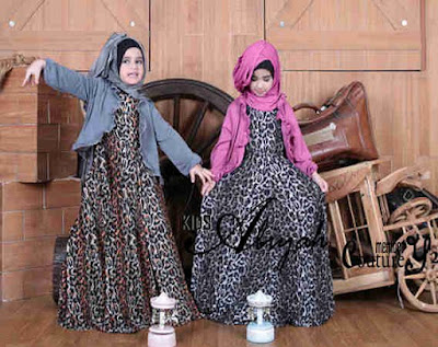 30 Desain Baju  Muslim Anak  Perempuan  Terbaru 2019 Paling 