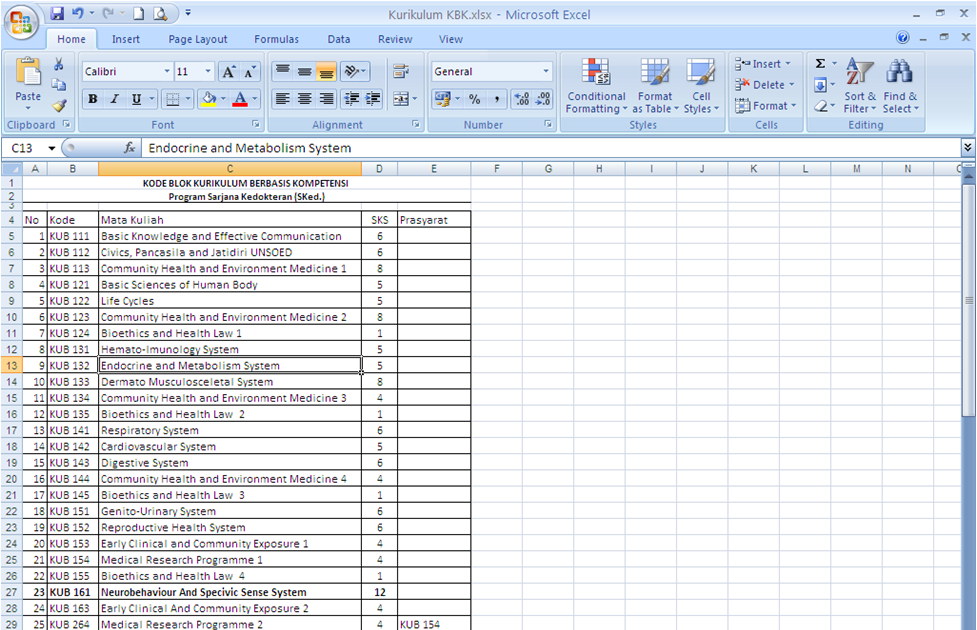 Tentang Berbagi: Program KHS menggunakan Excel part. 2
