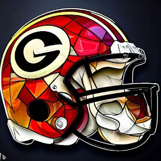 Georgia Bulldogs Concept Football Helmets.