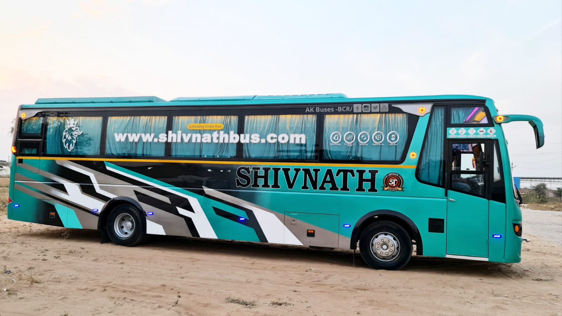 Shivnath Travels New Bus Side View