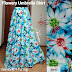 Rok Panjang Muslim Flowery Umbrella Skirt Biru 081372507000 pin bb 7FC8A1E9