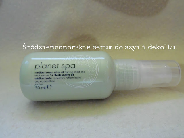 Avon, Planet Spa - śródziemnomorskie serum do szyi i dekoltu.