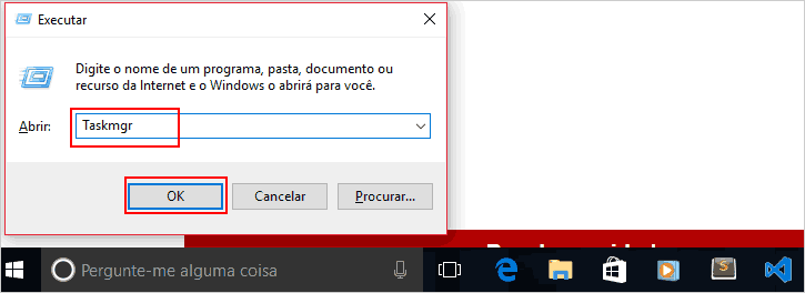 Executar - taskmgr.exe