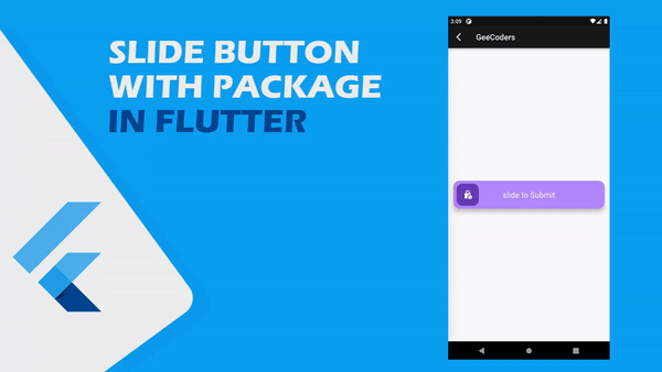كيفية إنشاء زر للسحب في فلاتر | slide button in flutter