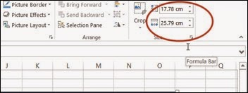 Excel 2013-Change Default Unit to Centimate