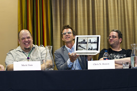 The Gorilla of the Gasbags story challenge panel at Armadillocon 2012