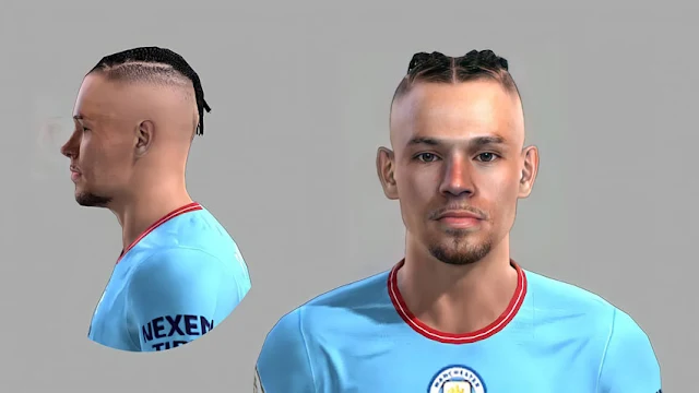 Kalvin Phillips Face & Tattoo For PES 2013