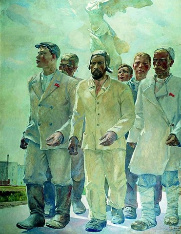 Proletarios de Stalin Alexander Deyneka.