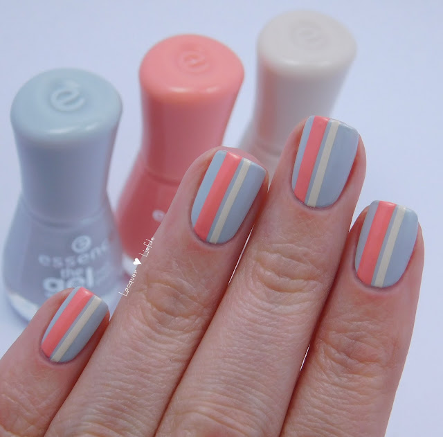 Striping Mani with new essence colors 2016