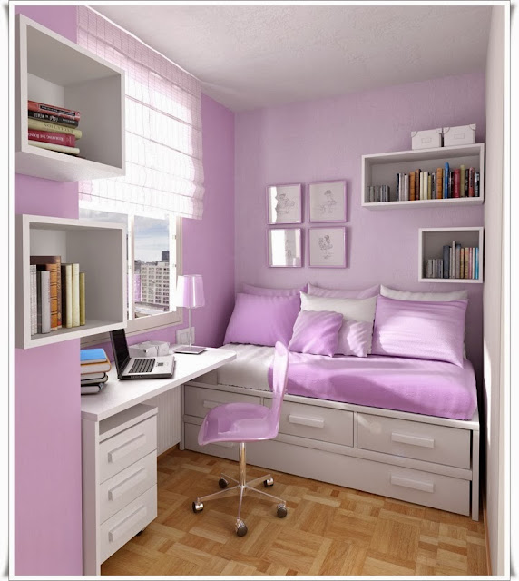  Desain  Kamar  Tidur Sempit 