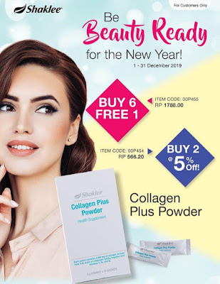 Promosi Shaklee Disember 2019 Collagen Plus Powder