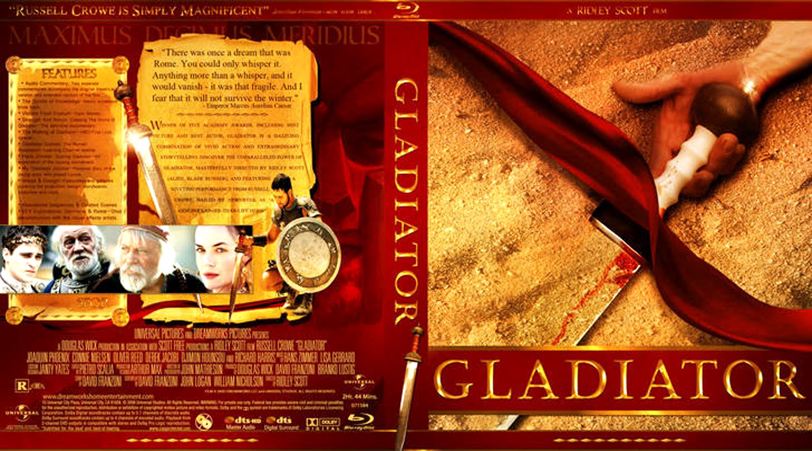 Gladiator Dvd Front Cover