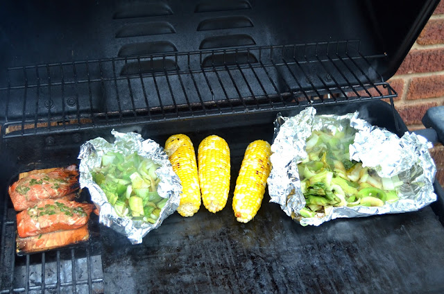 Green Onion Grilled Salmon