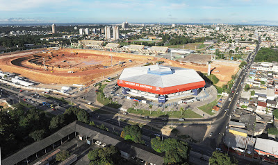 Estadio Vivaldo Lima Novo Vivaldão Arena Amazônia Manaus Manaos Brasil Brazil stadium soccer futbol