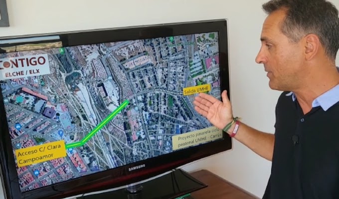 CONTIGO plantea la construcción de una pasarela ciclo peatonal que conecte la UMHE y Carrús
