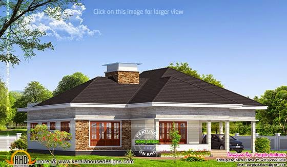 Kerala bungalow design