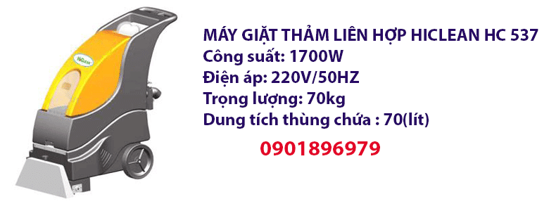 MÁY GIẶT THẢM LIÊN HỢP HICLEAN HC 537