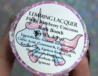 Lemming Lacquer Unicorn Horn Bath Bomb