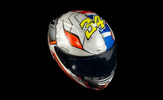 desain helm dovizioso di MotoGP Misano 2022