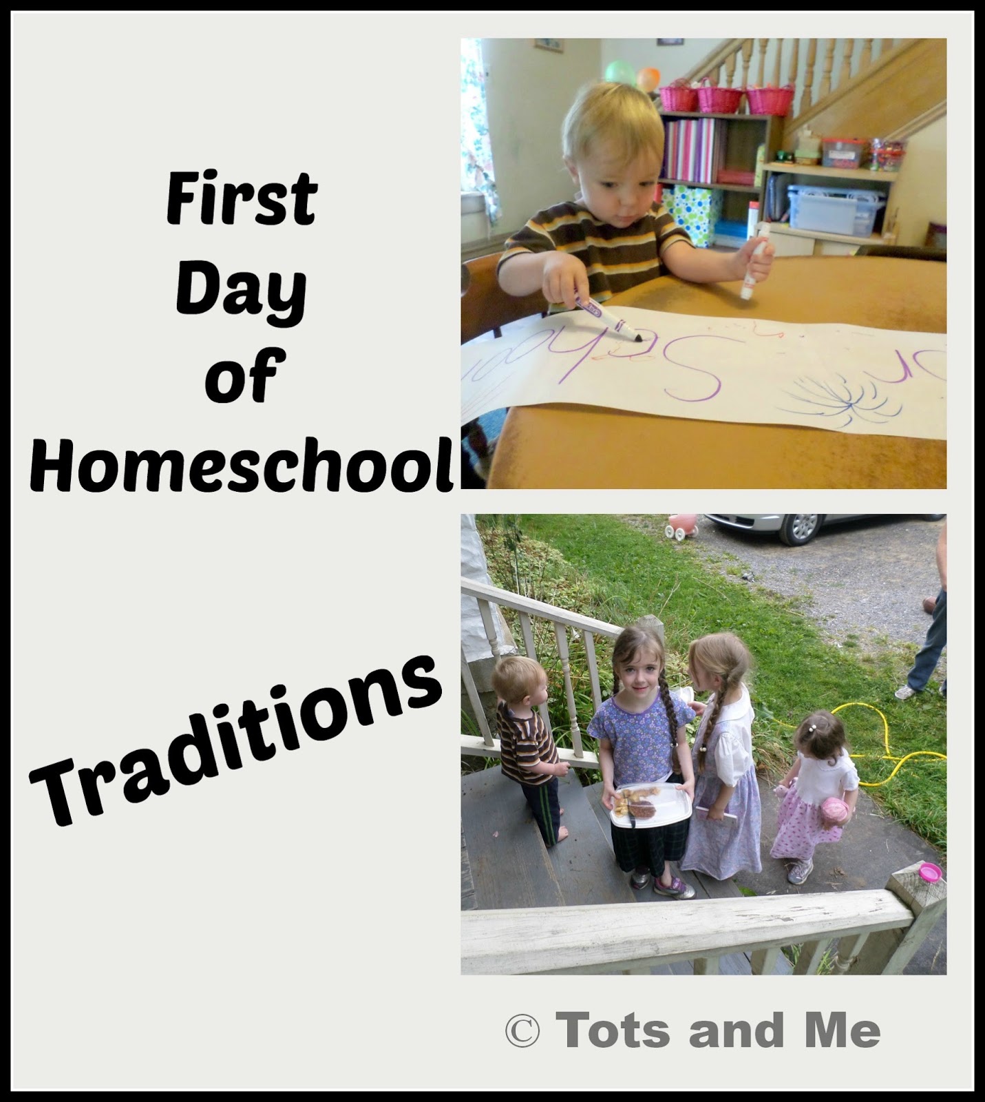 First Day of School Traditions in our Homeschool