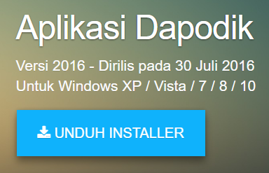 Download Aplikasi Dapodik Versi 2016