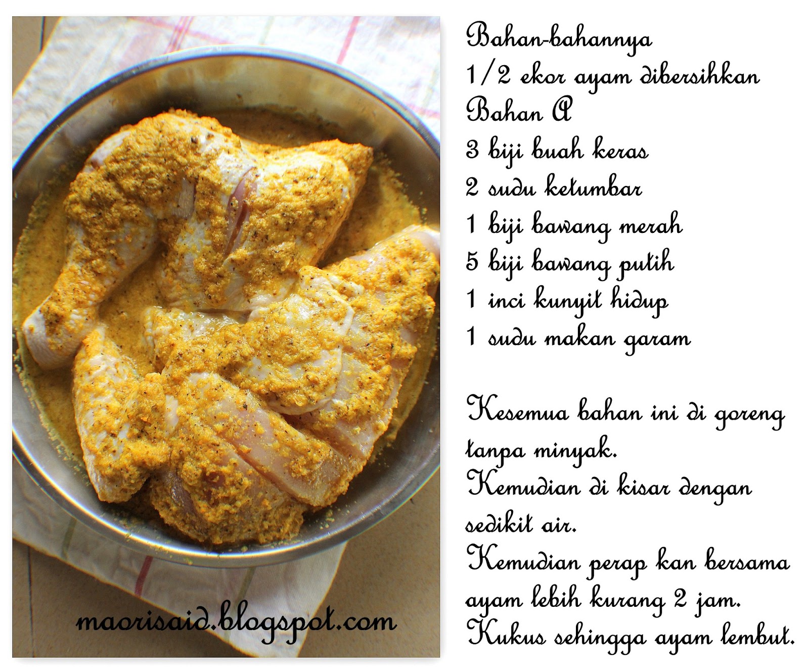 Mori's Kitchen: Ayam Penyet dan kawan kawannya