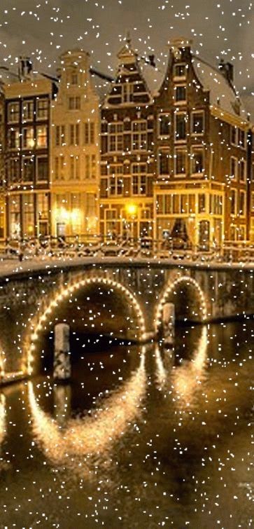 Christmas time in Amsterdam, Netherland