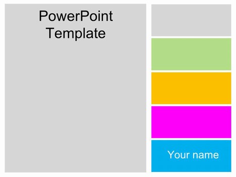 Brightly Coloured Abstract powerpoint templates