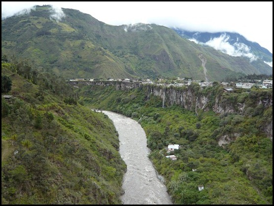 47. Vistas antes de hacer puenting - Viaje a Ecuador