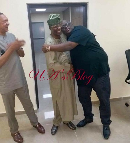 See What Happened Between Gbenga Daniel And Kashamu After They Reconciled (Photos)