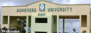 Achievers university owo post UTME